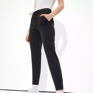 Black 'On the Go' jogger pants